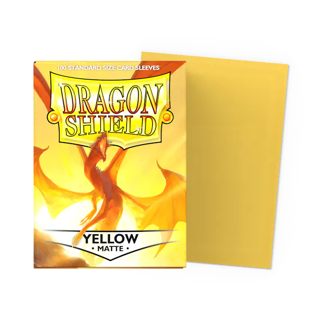 Yellow - Matte Sleeves - Standard Size