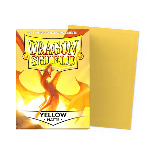 Yellow - Matte Sleeves - Standard Size