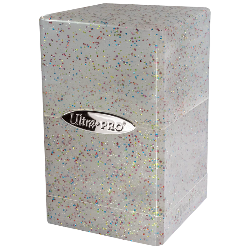 Glitter Satin Tower Deck Box