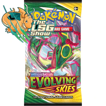 Pokémon TCG: Sword & Shield - Evolving Skies Booster Pack (The LSG Show)